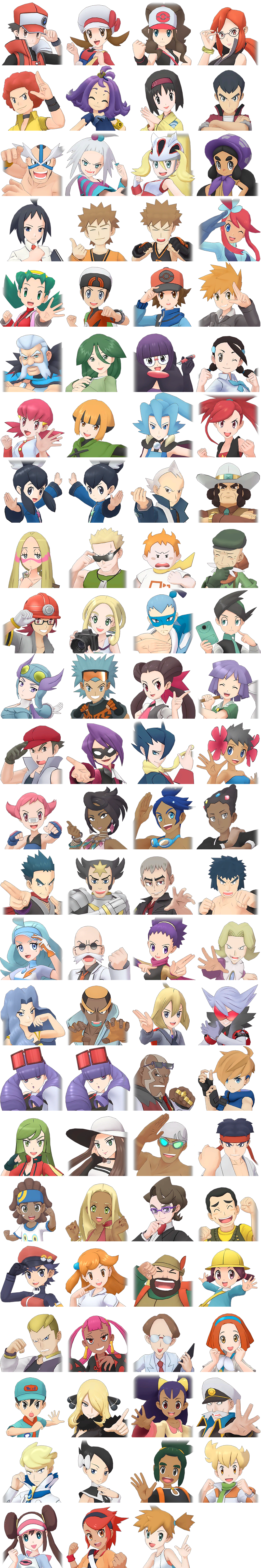 Pokémon Masters - Trainer Icons (Battle)