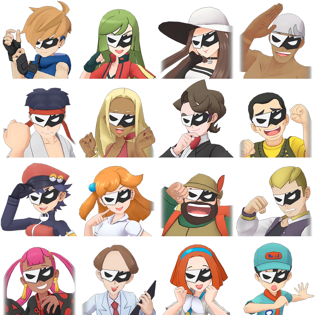 Trainer Icons (Team Break, Battle)