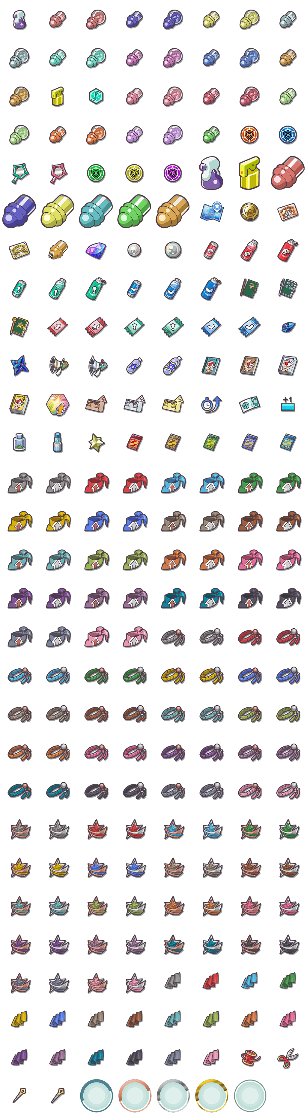 Pokémon Masters - Items (Small)