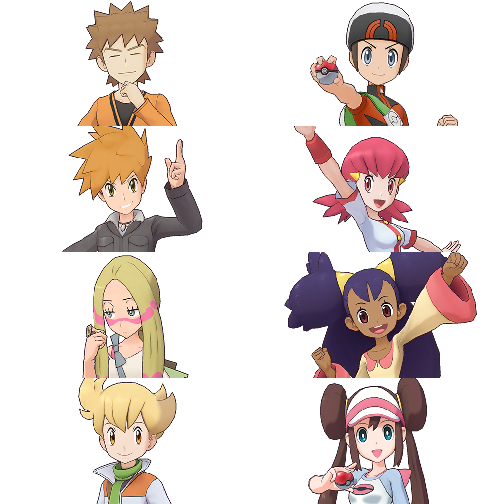 Pokémon Masters - Trainer Portraits (Wide)