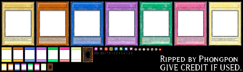 Yu-Gi-Oh! Ultimate Masters: World Championship Tournament 2006 - Card Frames