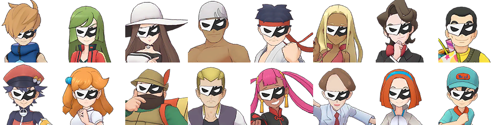 Trainer Icons (Team Break, Small)