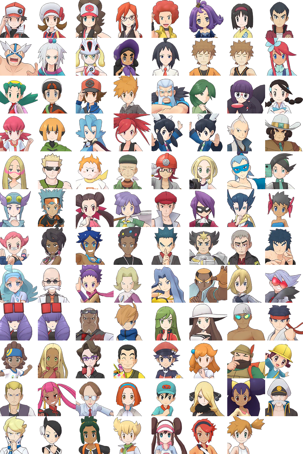 Pokémon Masters - Trainer Icons (Small)