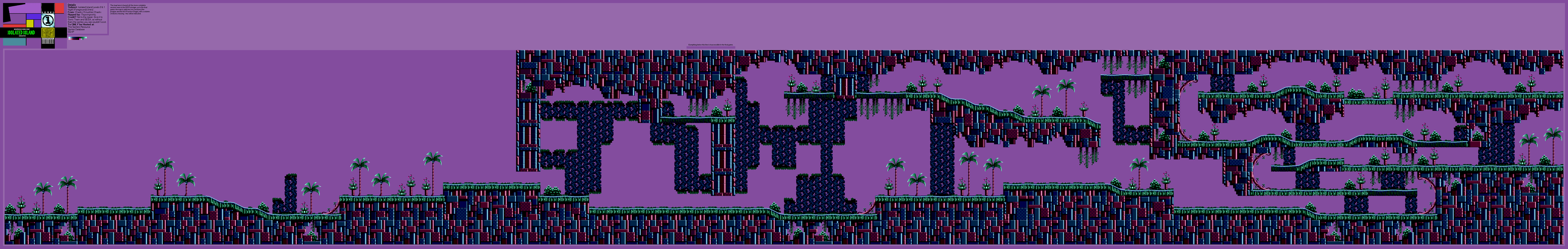 Knuckles' Chaotix (32X) - Isolated Island (Intro) Levels 0 & 1 (Night)