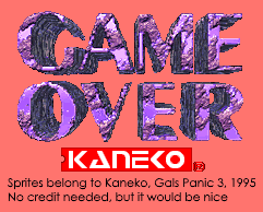 Game Over Screen