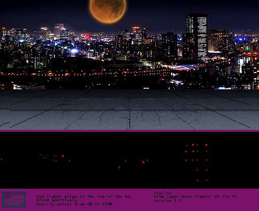 Super Moon Fighter DX - Skyline