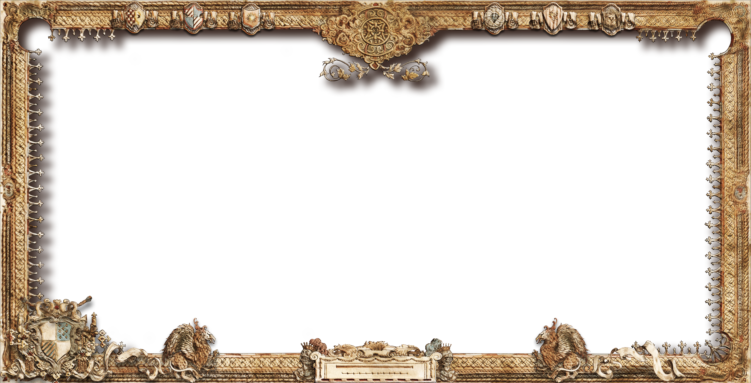 World Map Frame