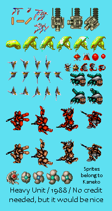 Heavy Unit - Unused Enemies