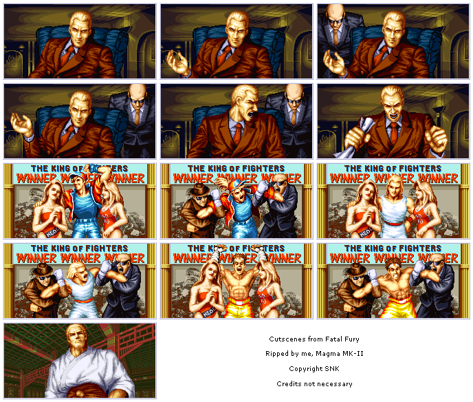 Fatal Fury : King of Fighters - Cutscenes