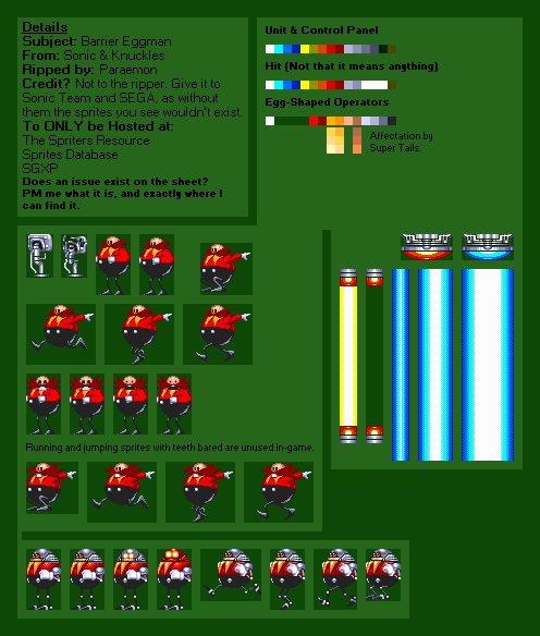 Sonic & Knuckles - Barrier Eggman / Laser Prison