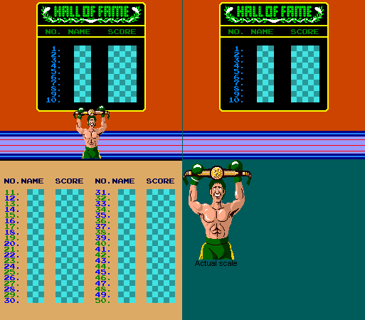 Punch-Out!! - Rankings Screen