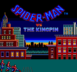Spider-Man Vs. The Kingpin - Title Screen