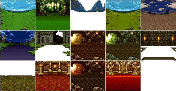 Dragon Quest - Battle Backgrounds