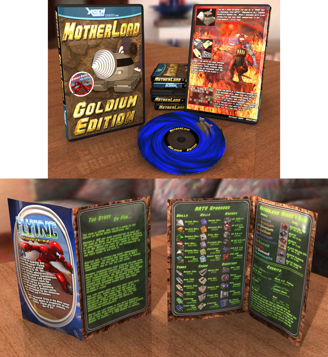 Motherload: Goldium Edition - Physical Edition