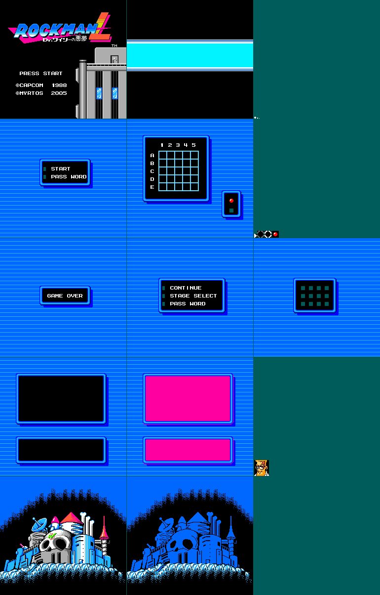 Rockman L (Hack) - Miscellaneous Screens