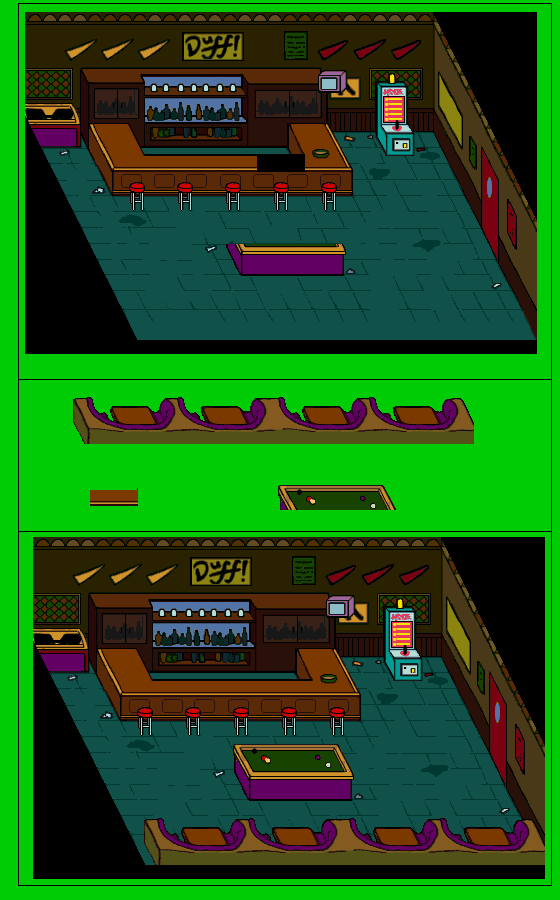 The Simpsons Game - Moe's Tavern (Credits)