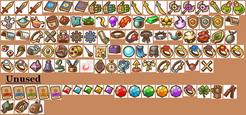 SteamWorld Quest - Items