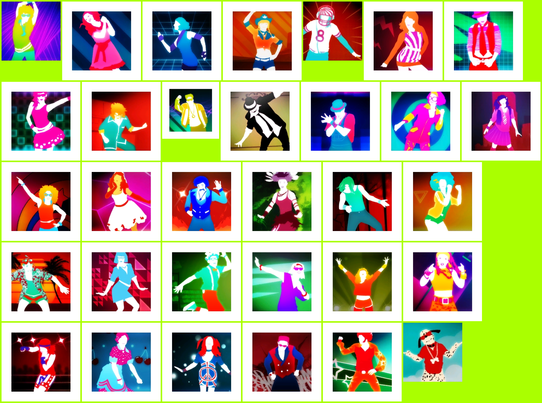 Just Dance - Song Icons