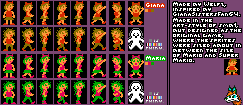 Giana Sisters Customs - Giana Sisters (Classic Design, Super Mario Bros. 1 NES-Style)