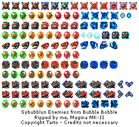 Sybubblun Enemies