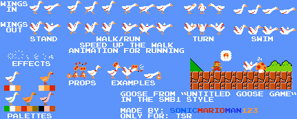 Goose (Super Mario Bros. NES-Style)