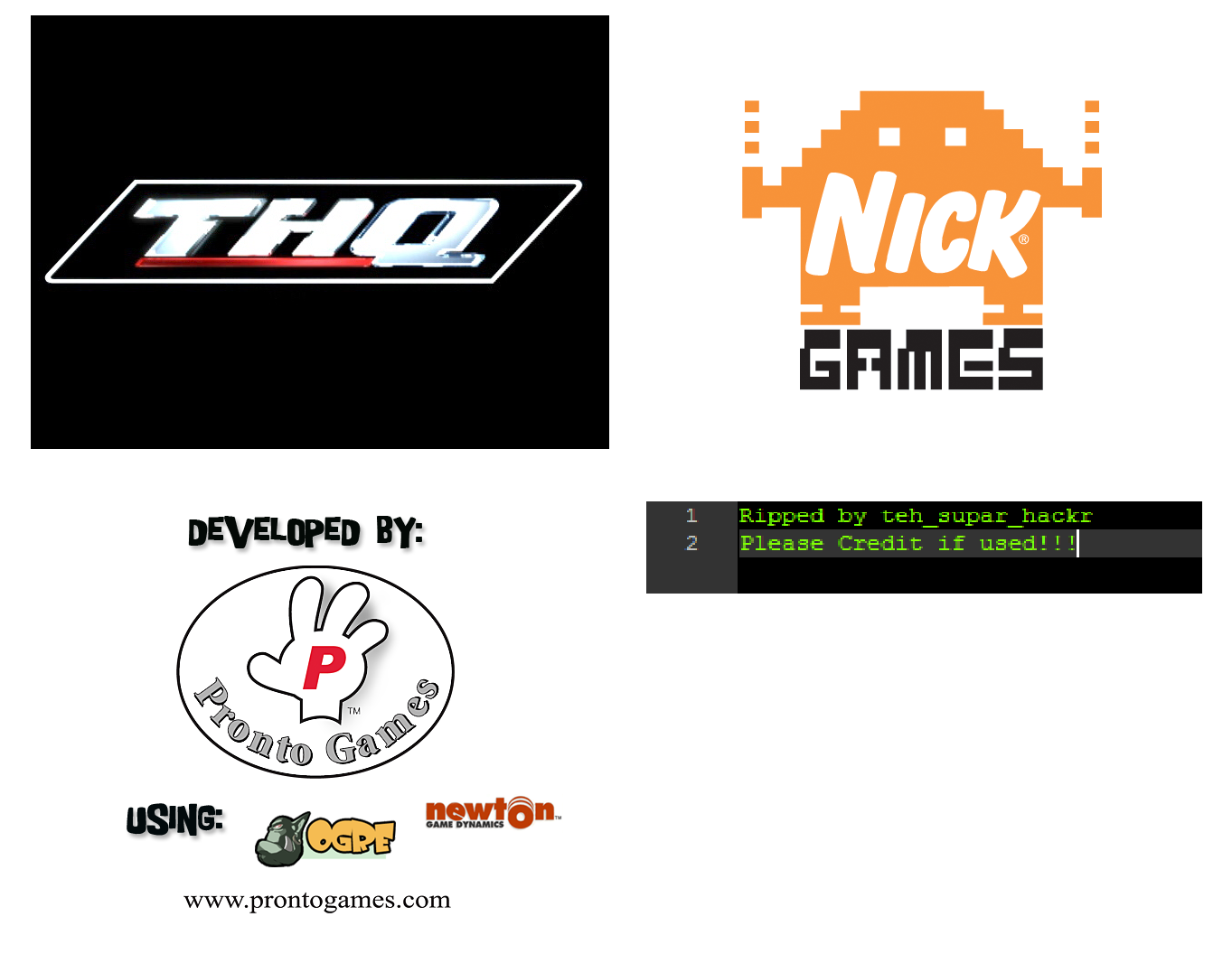 Nicktoons Winners Cup Racing - Logos
