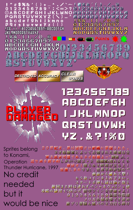 Font & HUD Elements