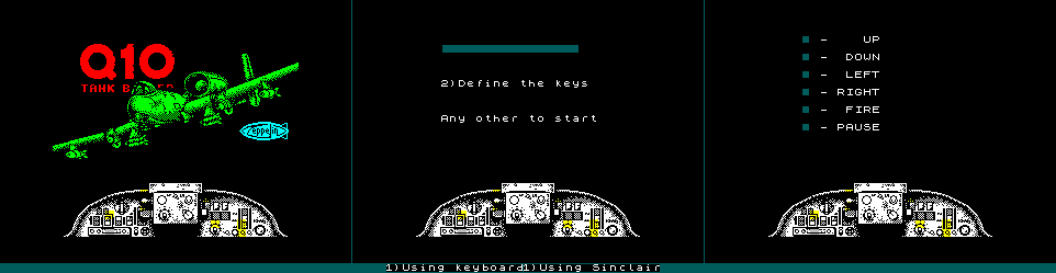 Q10 - Tank Buster - Title Screen & Control Setup