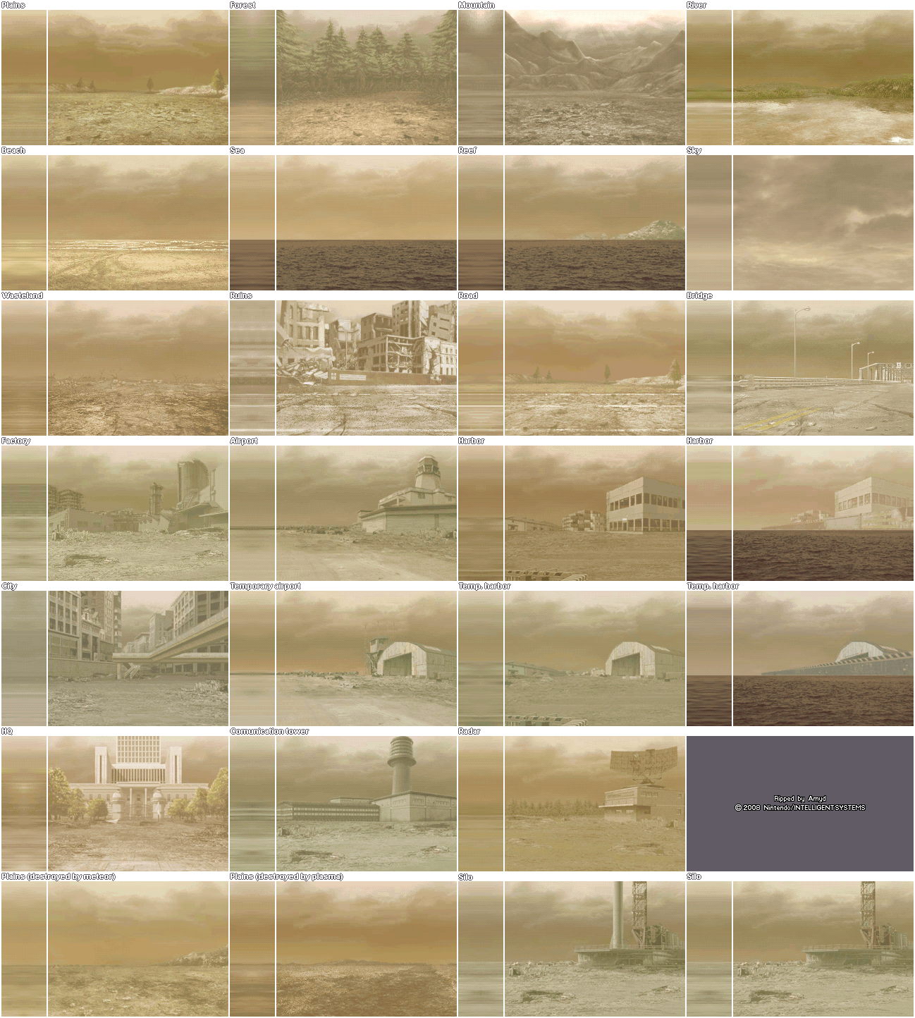 Battle Backgrounds (Desert)