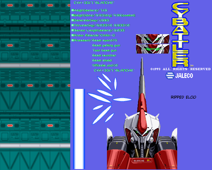 Cybattler - Title Screen