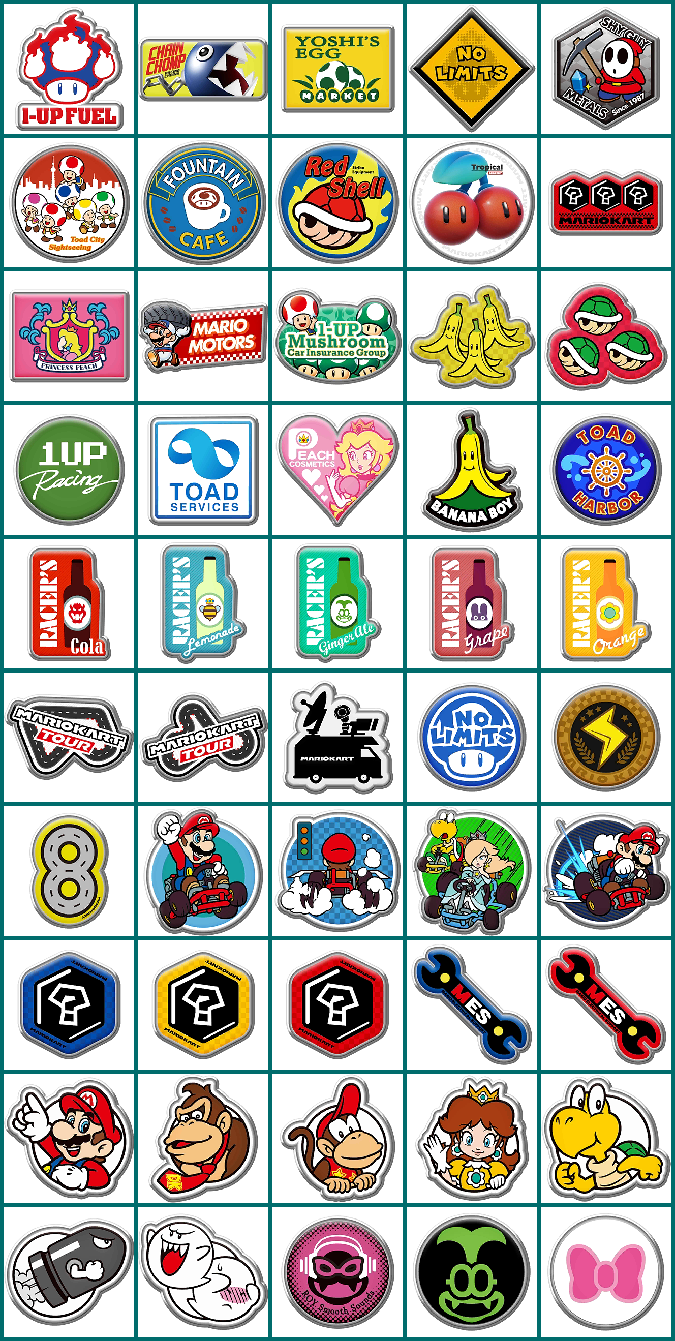 Mario Kart Tour - Common Badges