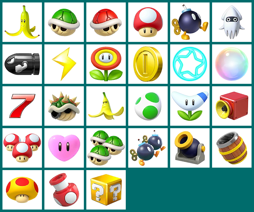 Mobile - Mario Kart Tour - Items - The Spriters Resource