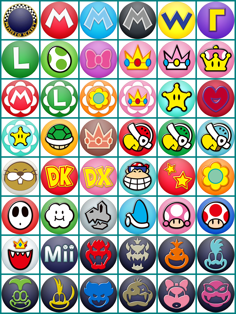 Mario Kart Tour - Cup Icons