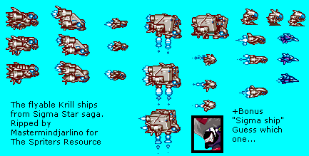 Sigma Star Saga - Ships