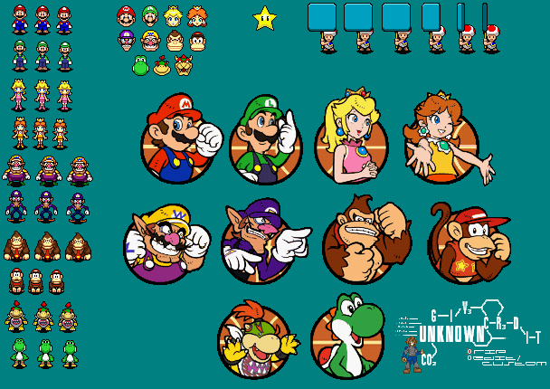 Mario Hoops 3-on-3 - Character Select