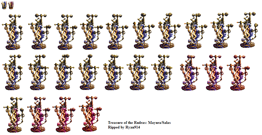 Treasure of the Rudras / Rudra no Hihou (JPN) - Mayura / Salas