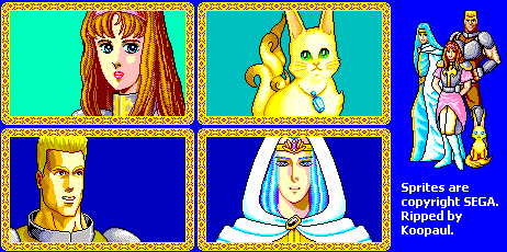 Phantasy Star - Character Art