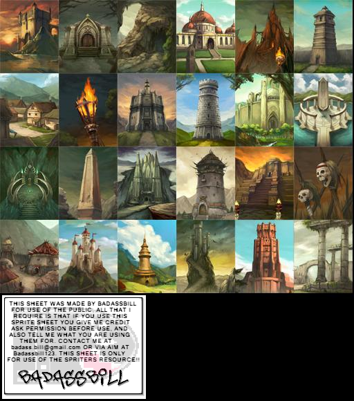 Puzzle Quest - City Icons