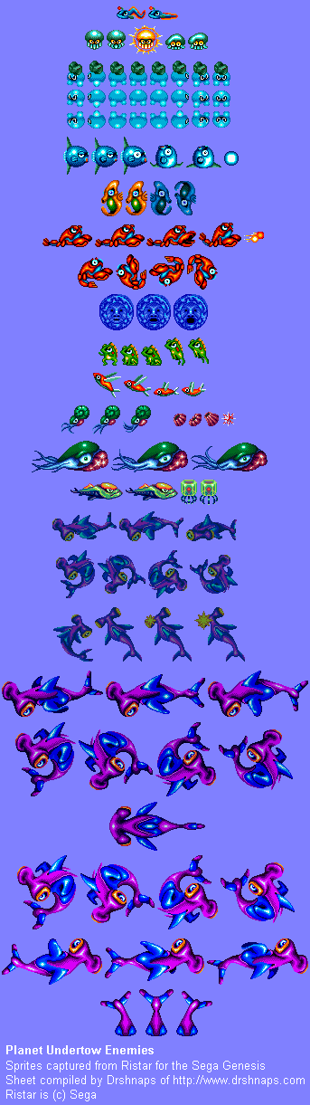 Undertow Enemies