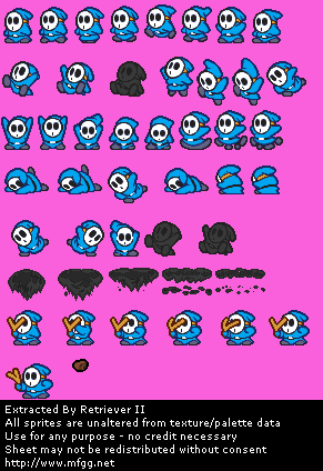 Paper Mario - Shy Guy (Blue)