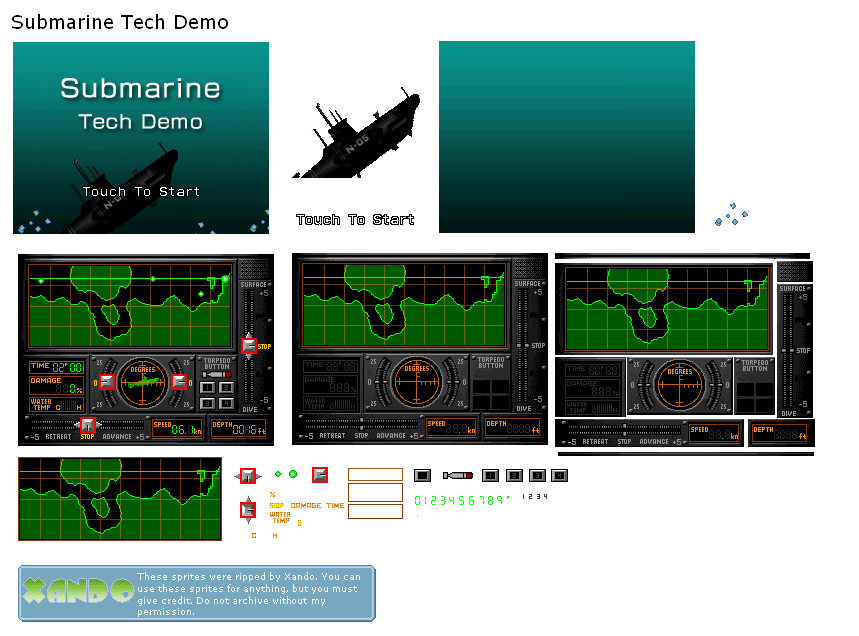 Submarine - General Sprites