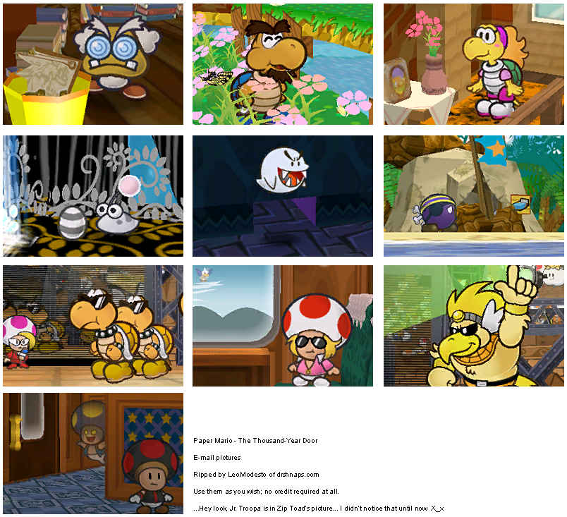 Paper Mario: The Thousand-Year Door - E-mail Pictures