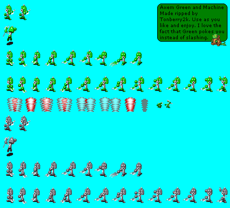 Super Mario RPG: Legend of the Seven Stars - Axem Green