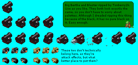 Bullet Bill, Big Bertha, & Blaster