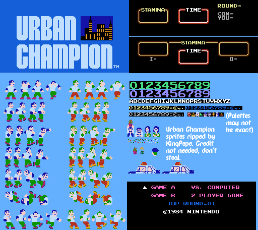 Urban Champion - Characters