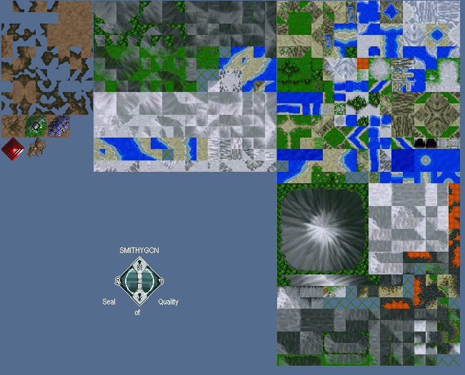 Tales of Destiny - World Map Textures