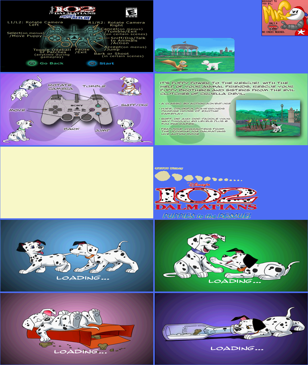 102 Dalmatians: Puppies to the Rescue - Demo Stuff