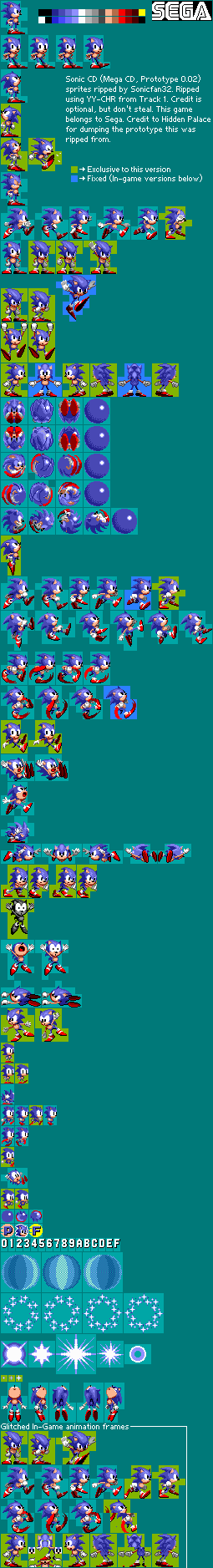 Sonic the Hedgehog CD (Prototype) - Sonic (0.02)