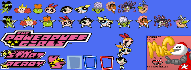 The Powerpuff Girls: Chemical X-traction - Character Icons