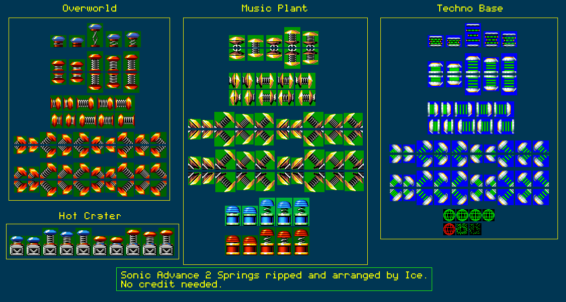 Sonic Advance 2 - Springs